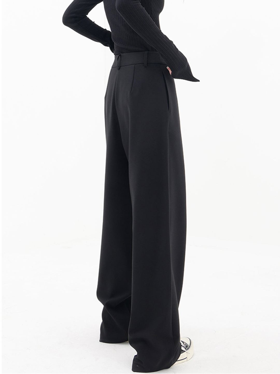 AZOTH - ASYMMETRIC BAGGY PANTALON