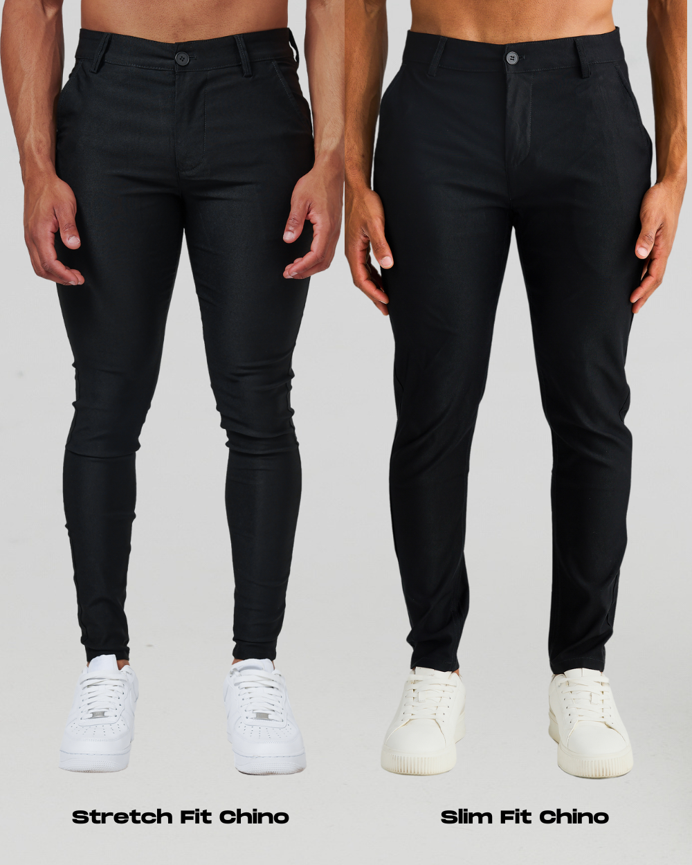 AZOTH - BLACK SLIM FIT CHINO