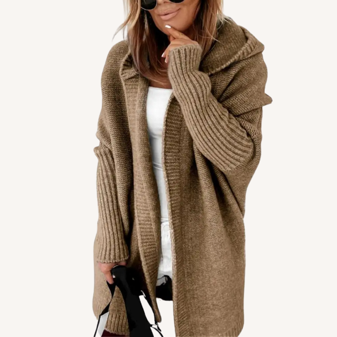 AZOTH - PAIGE HOODED CARDIGAN