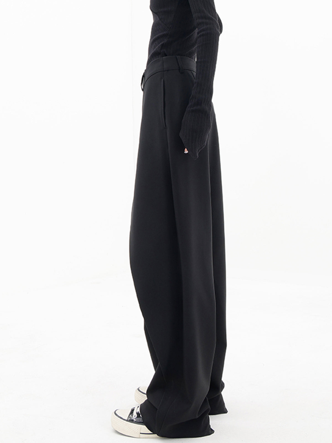 AZOTH - ASYMMETRIC BAGGY PANTALON