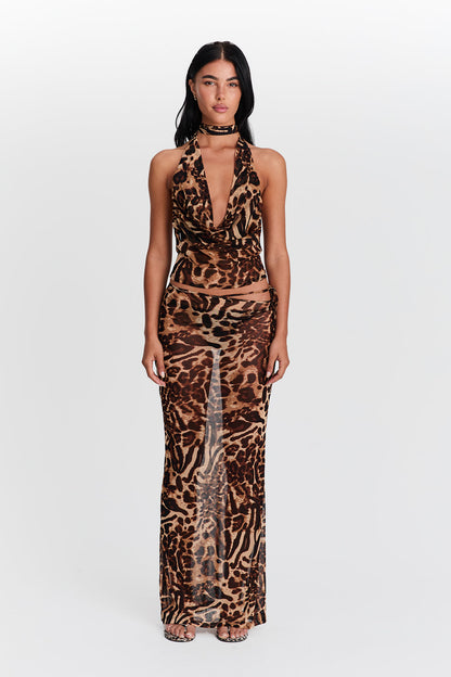Aubrey Top Leopard Print