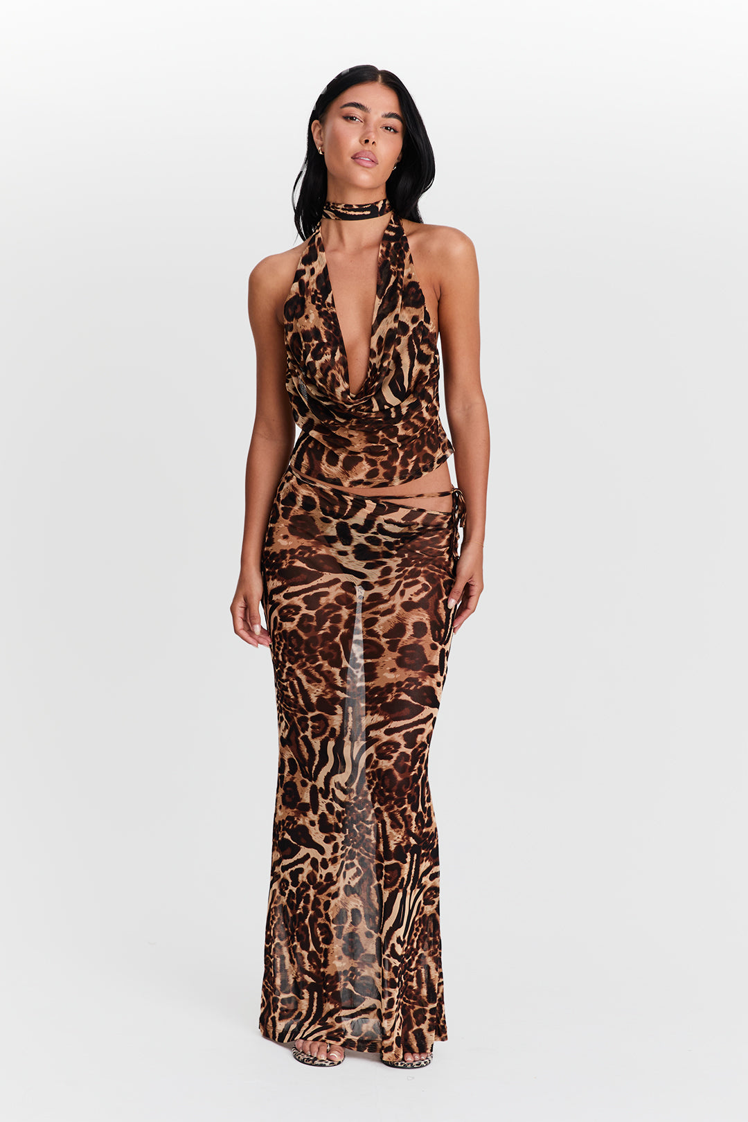 Aubrey Skirt Leopard Print