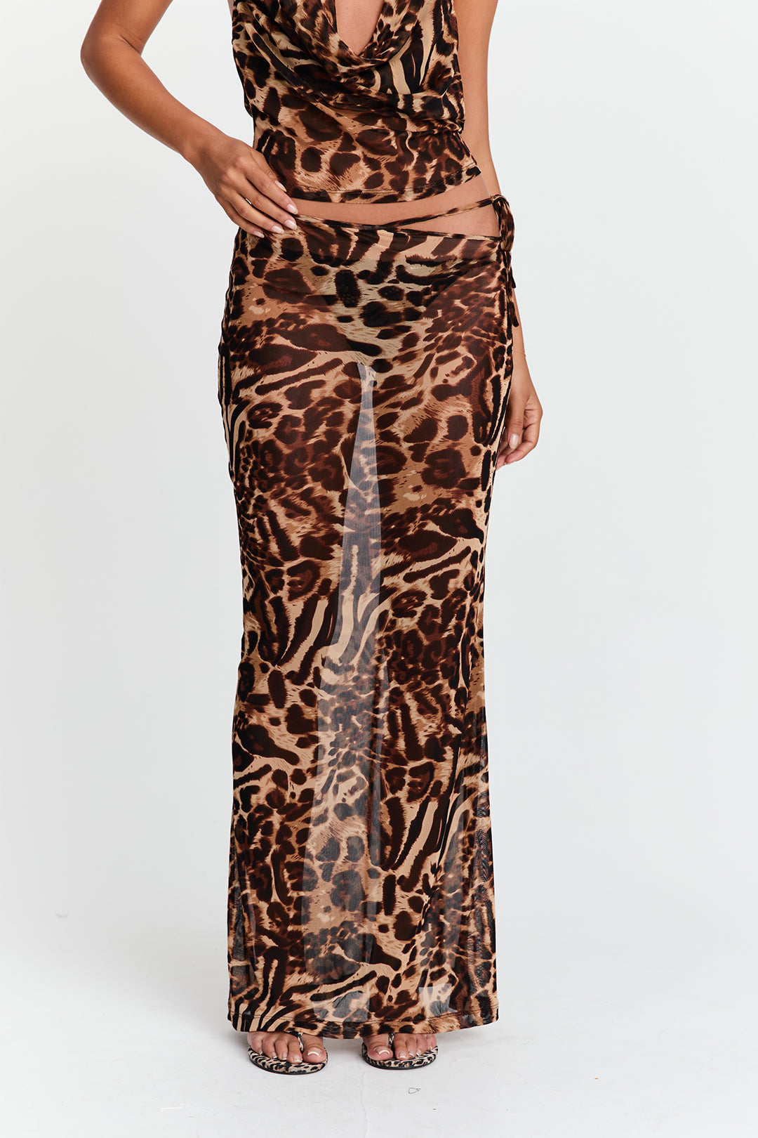 Aubrey Skirt Leopard Print