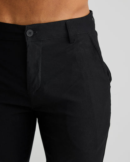 AZOTH - BLACK SLIM FIT CHINO