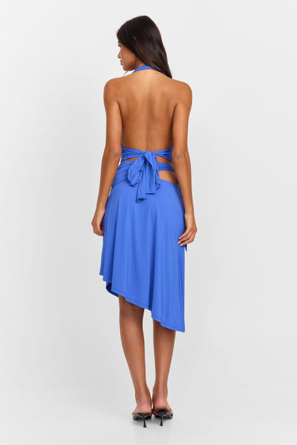 Luna Midi Skirt Blue