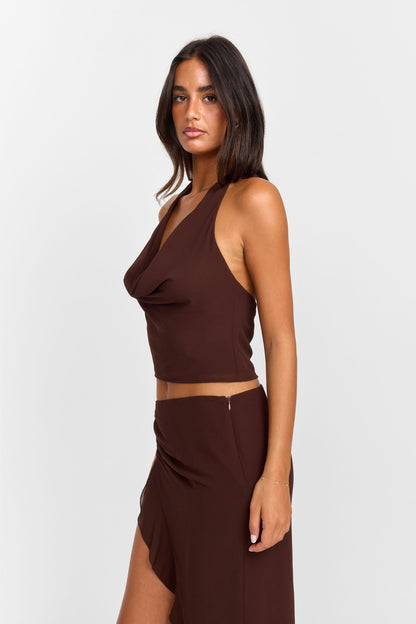 Odette Top Brown