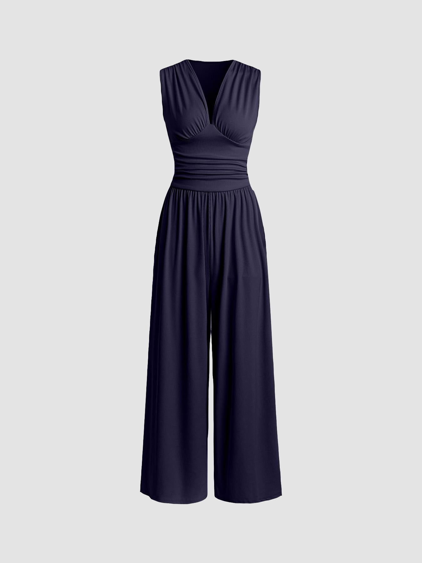 LIA | Ärmelloser Wide-Leg Jumpsuit