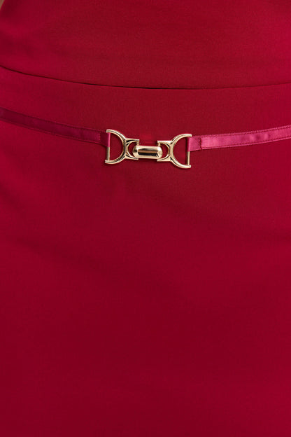 Zhara Mini Skirt Red