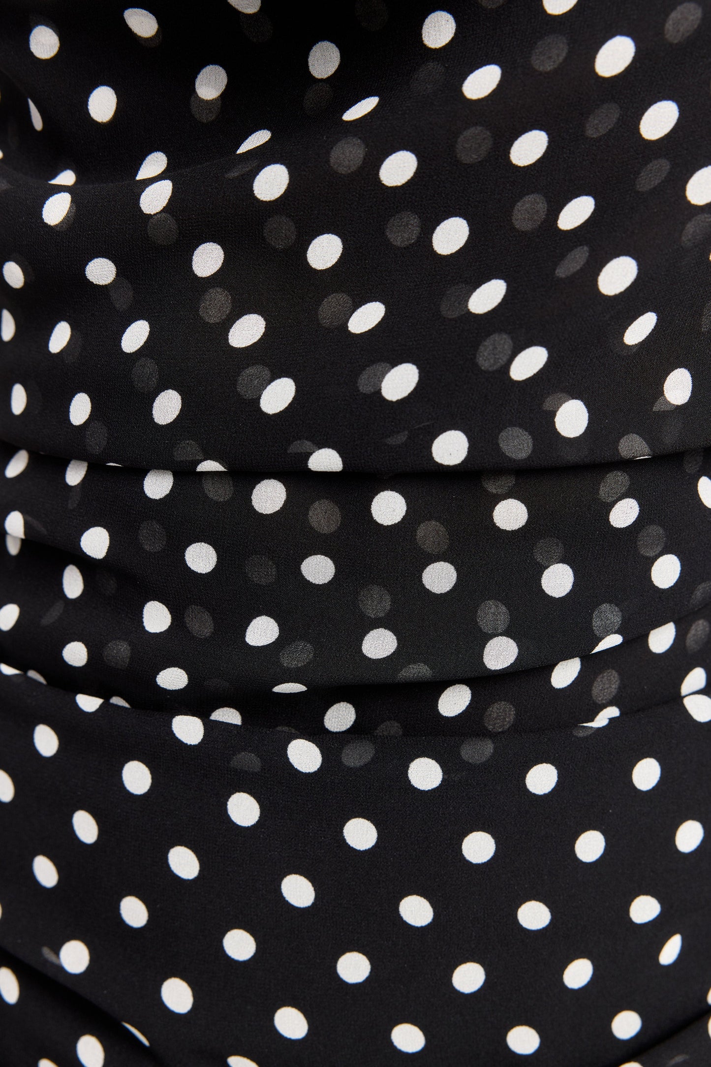 Clara Maxi Dress Black Polkadot