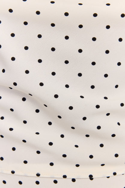 Lottie Bandana White Polkadot