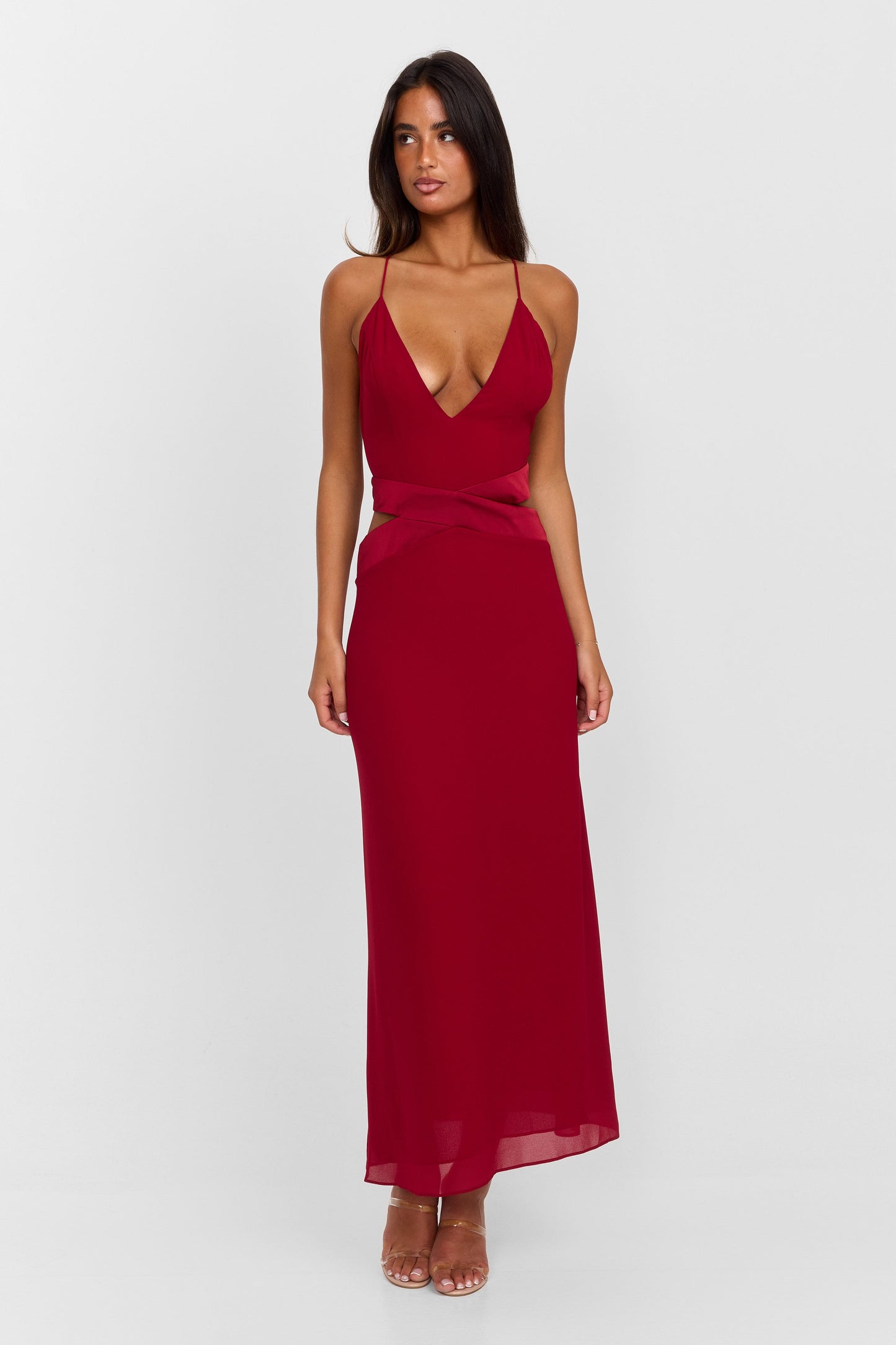 Sia Maxi Dress Red