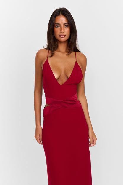 Sia Maxi Dress Red