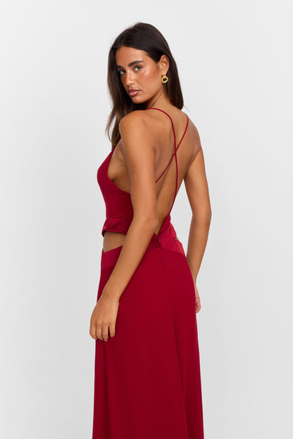 Sia Maxi Dress Red