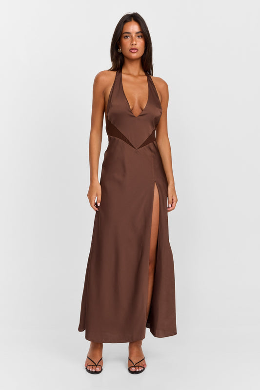 Arabella Maxi Dress Chocolate