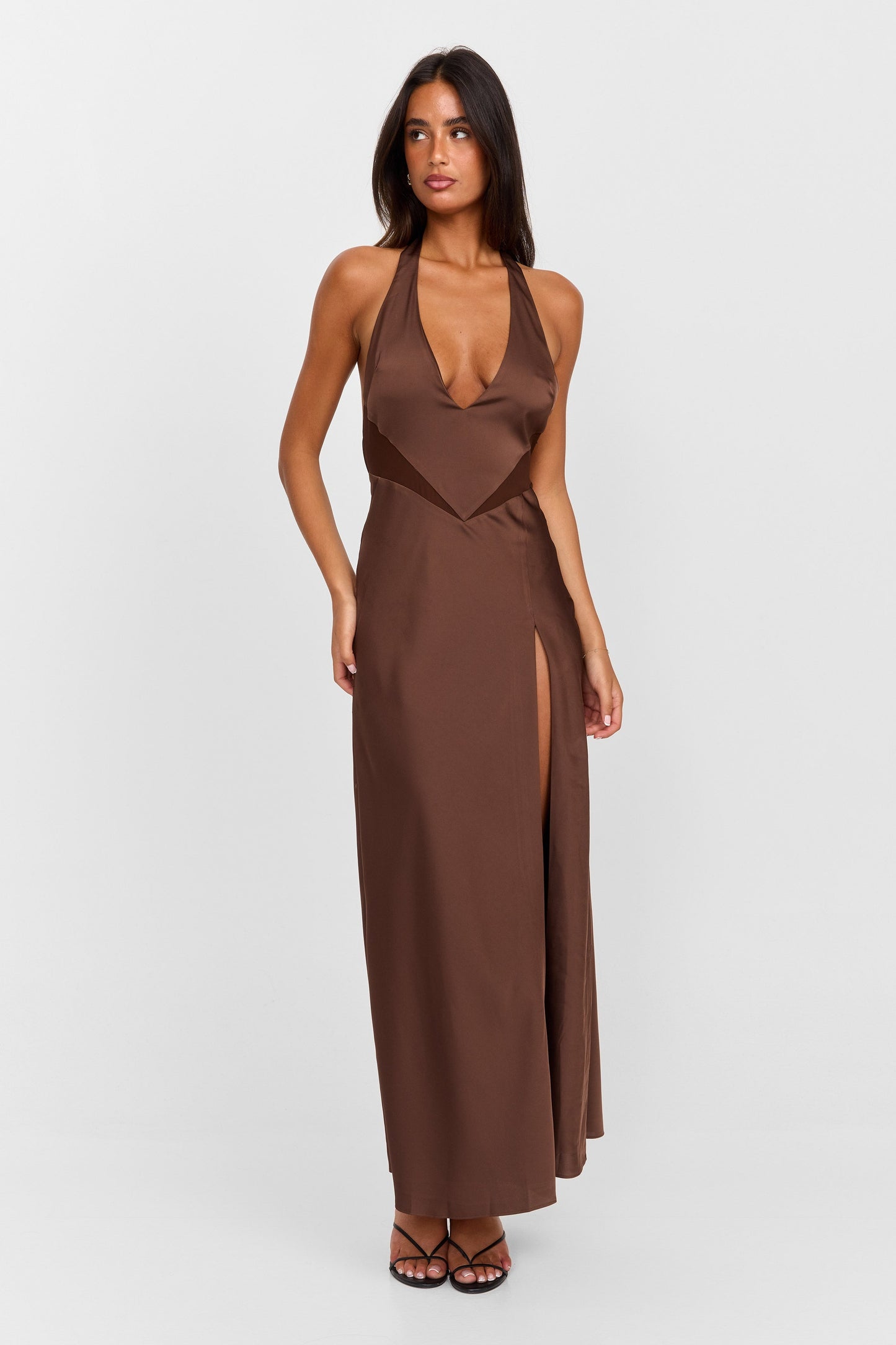 Arabella Maxi Dress Chocolate