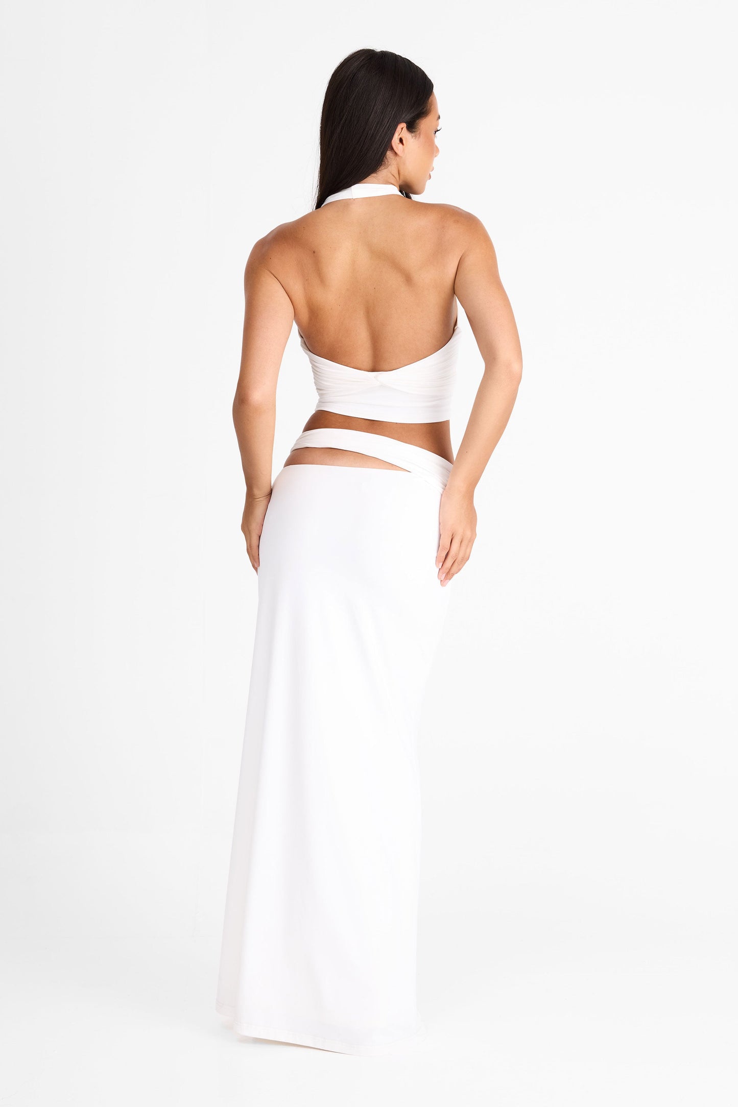 Violette Maxi Skirt White