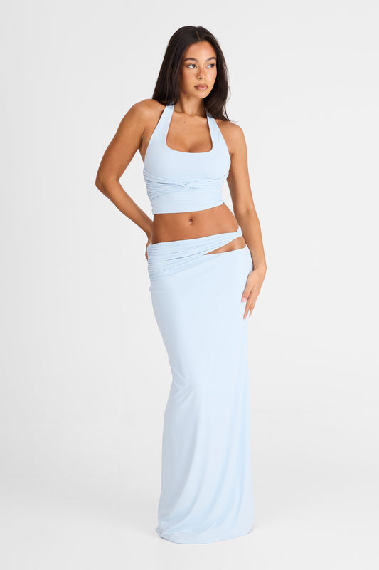 Violette Maxi Skirt Blue