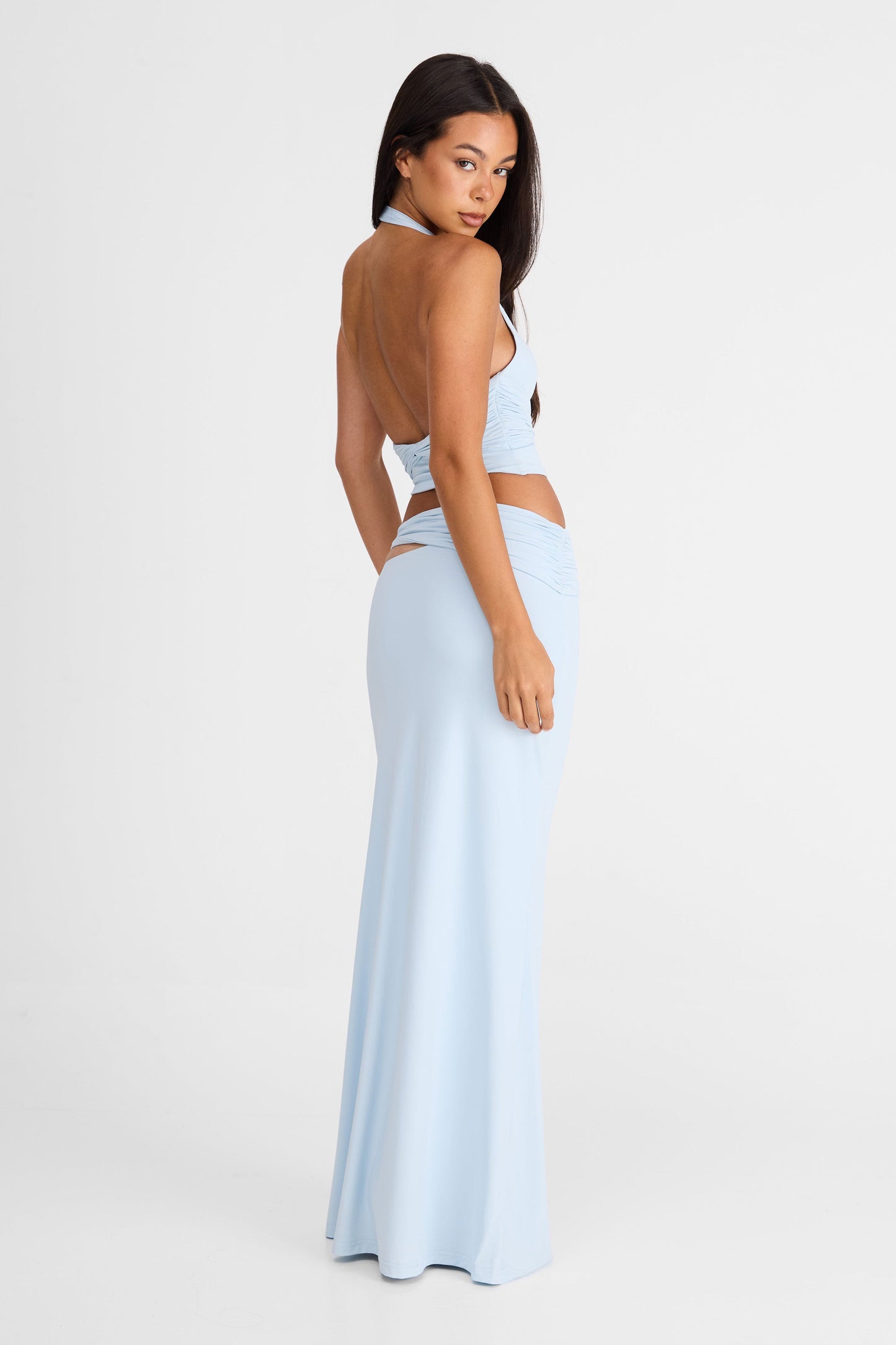 Violette Maxi Skirt Blue