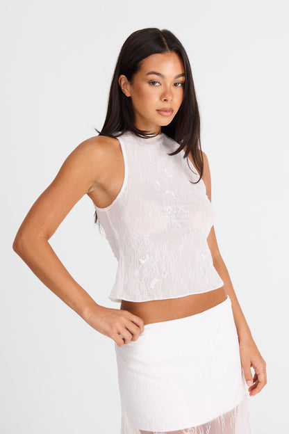 Juliette Top White