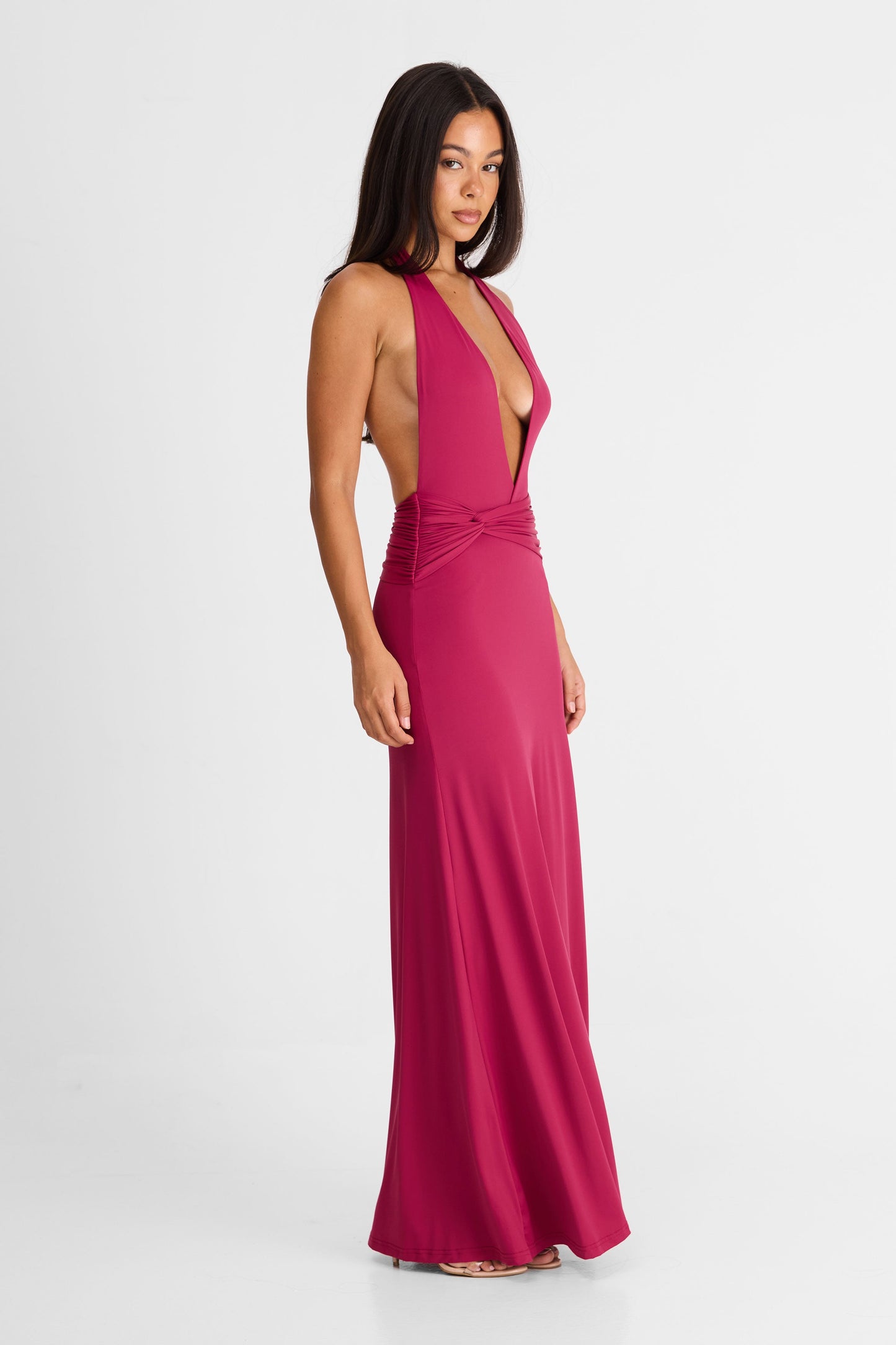 Antoinette Maxi Dress Berry