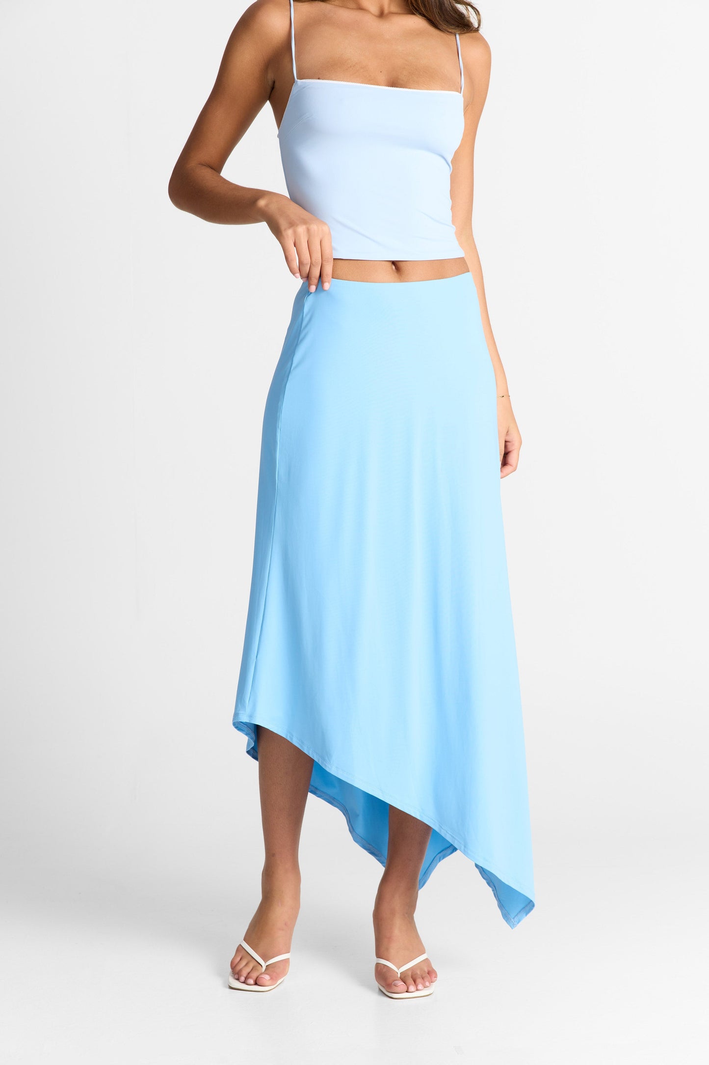 Lyra Maxi Skirt Sky Blue