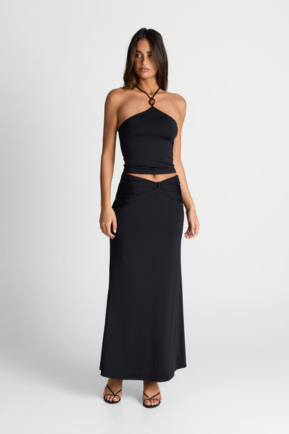 Siena Maxi Skirt Black