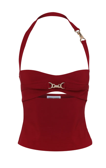 Zhara Bustier Red