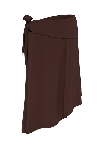 Luna Midi Skirt Brown