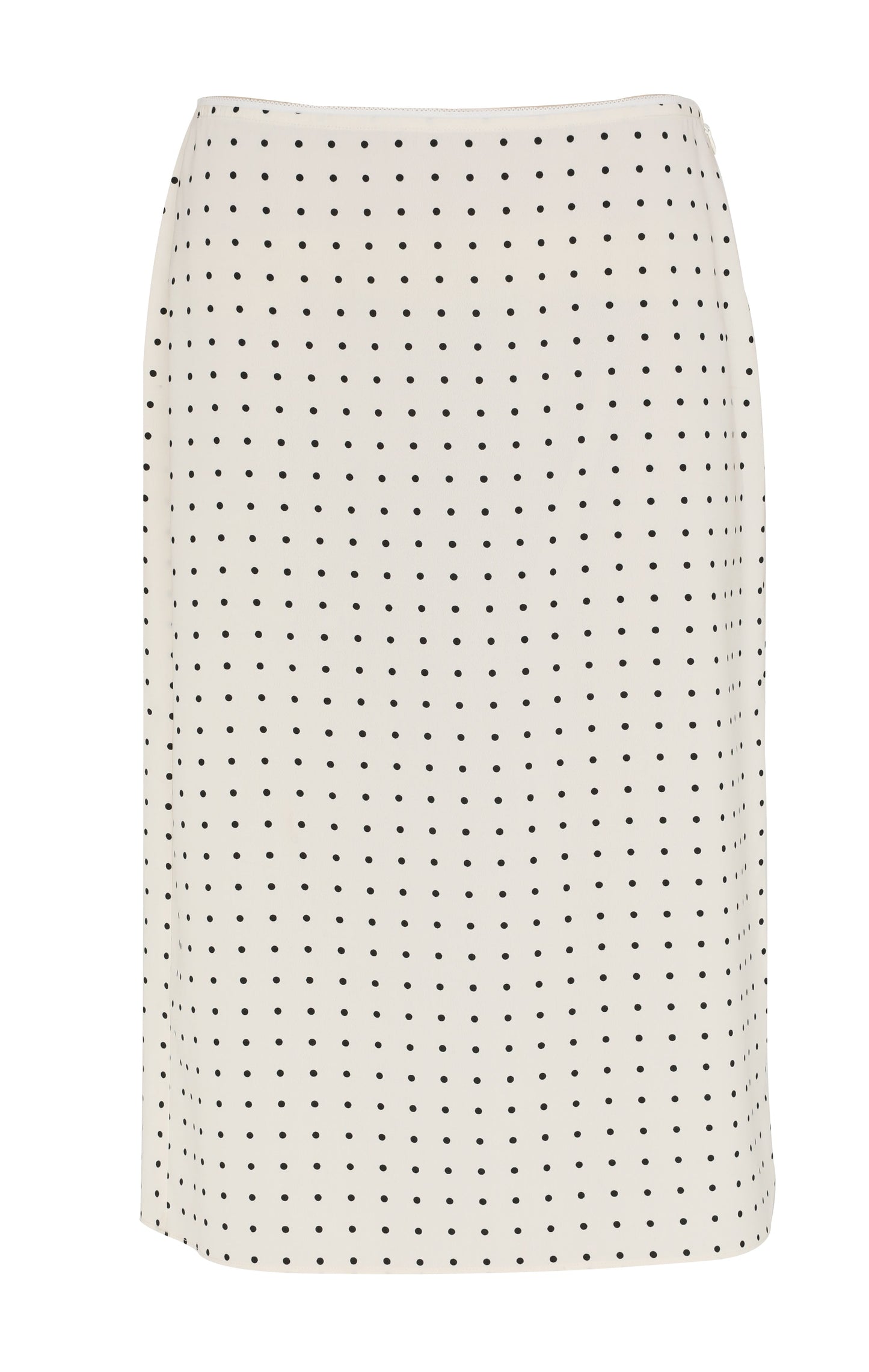 Lottie Midi Skirt White Polkadot