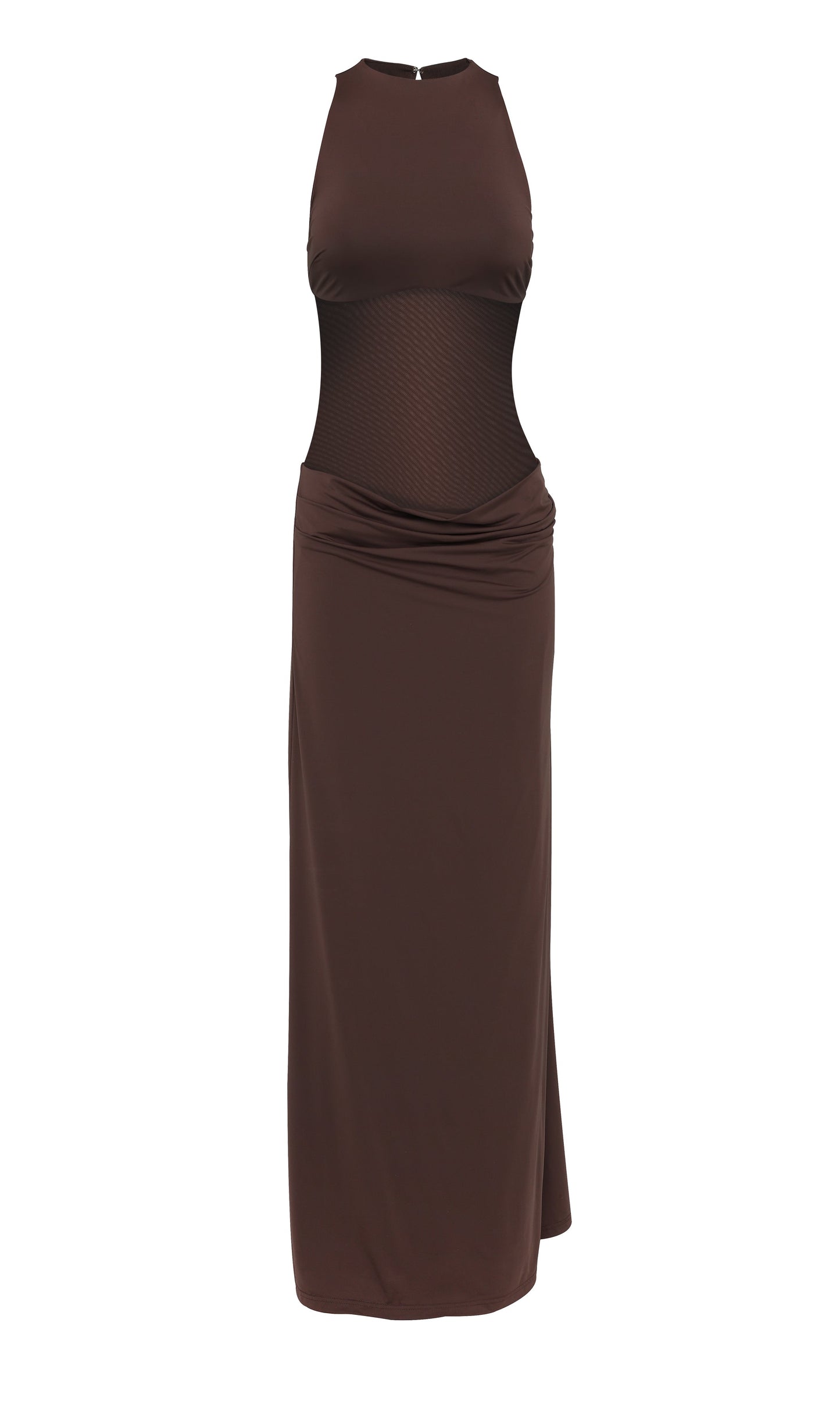 Nysa Maxi Dress Brown