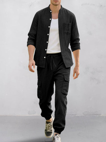 AZOTH – Premium Cotton Shirt Pants (conjunto)