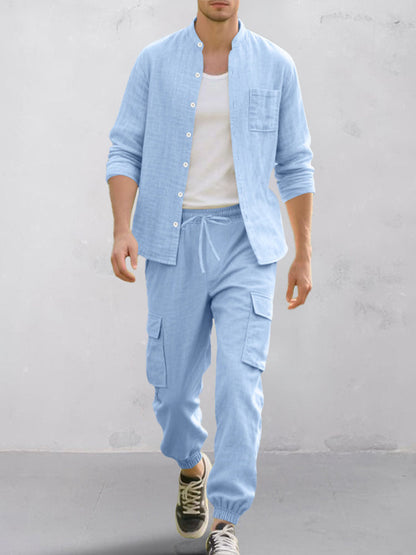 AZOTH – Premium Cotton Shirt Pants (conjunto)