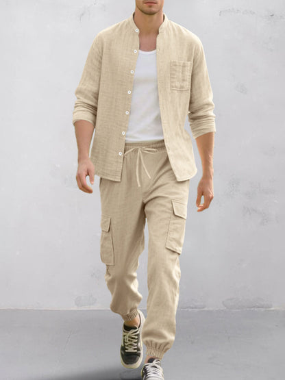 AZOTH – Premium Cotton Shirt Pants (conjunto)