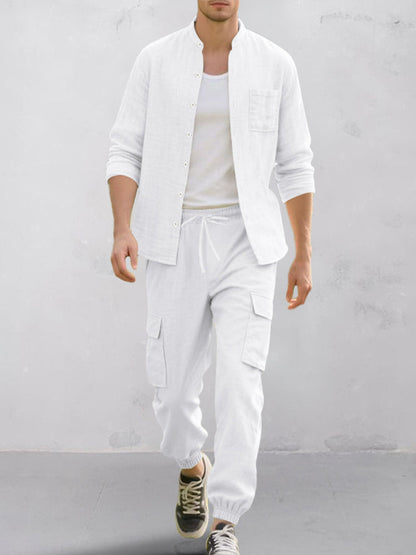 AZOTH – Premium Cotton Shirt Pants (conjunto)