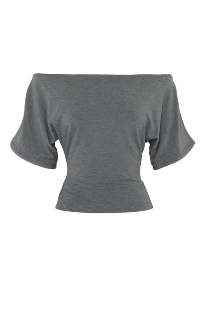 Lorelei Top Grey Marle