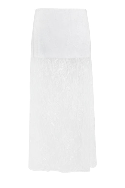 Juliette Maxi Skirt White