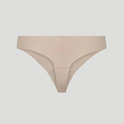 TANGA de talle medio NUDE (Lote de 3)