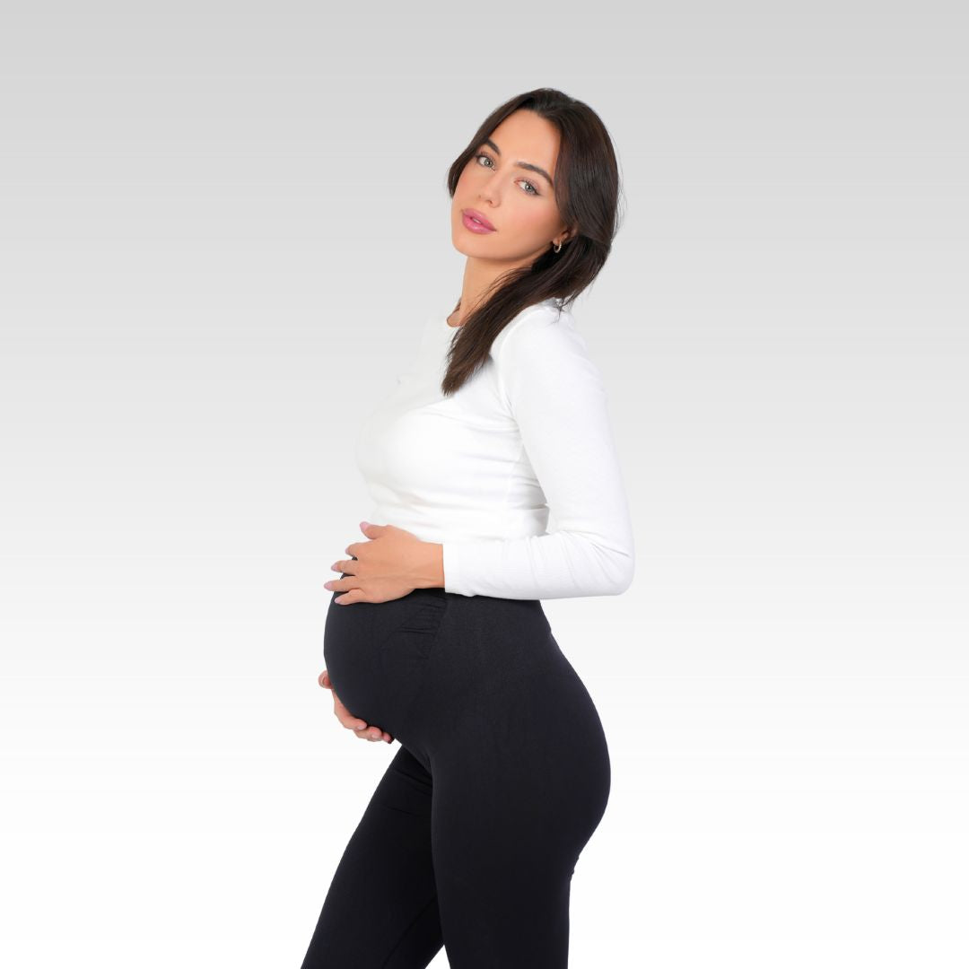 AZOTH - ISABELLA LEGGINGS DE MATERNIDAD DE SOPORTE SUAVE