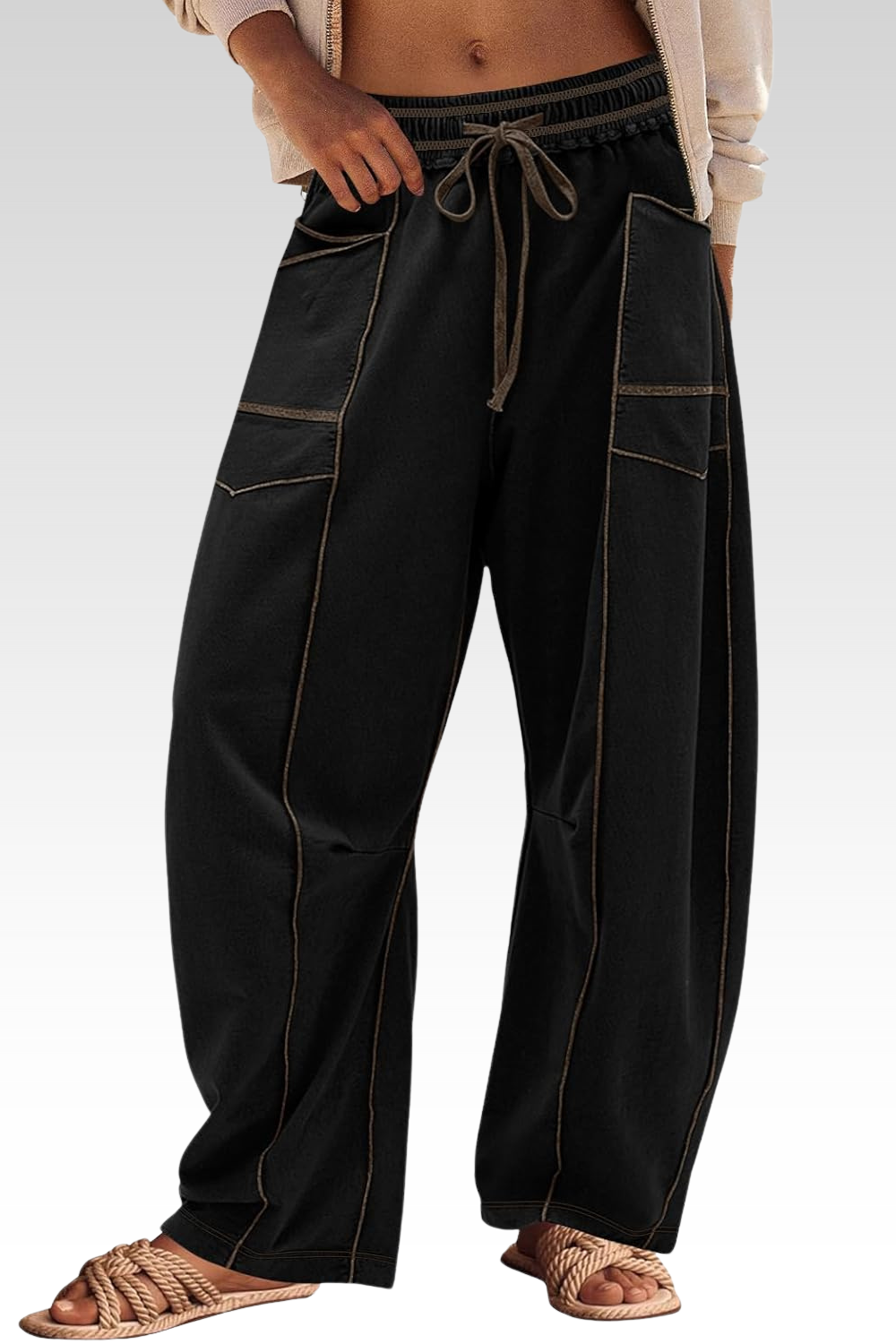 LINA | Barrel-Pants – Weite Sommer-Loungehose für jeden Moment