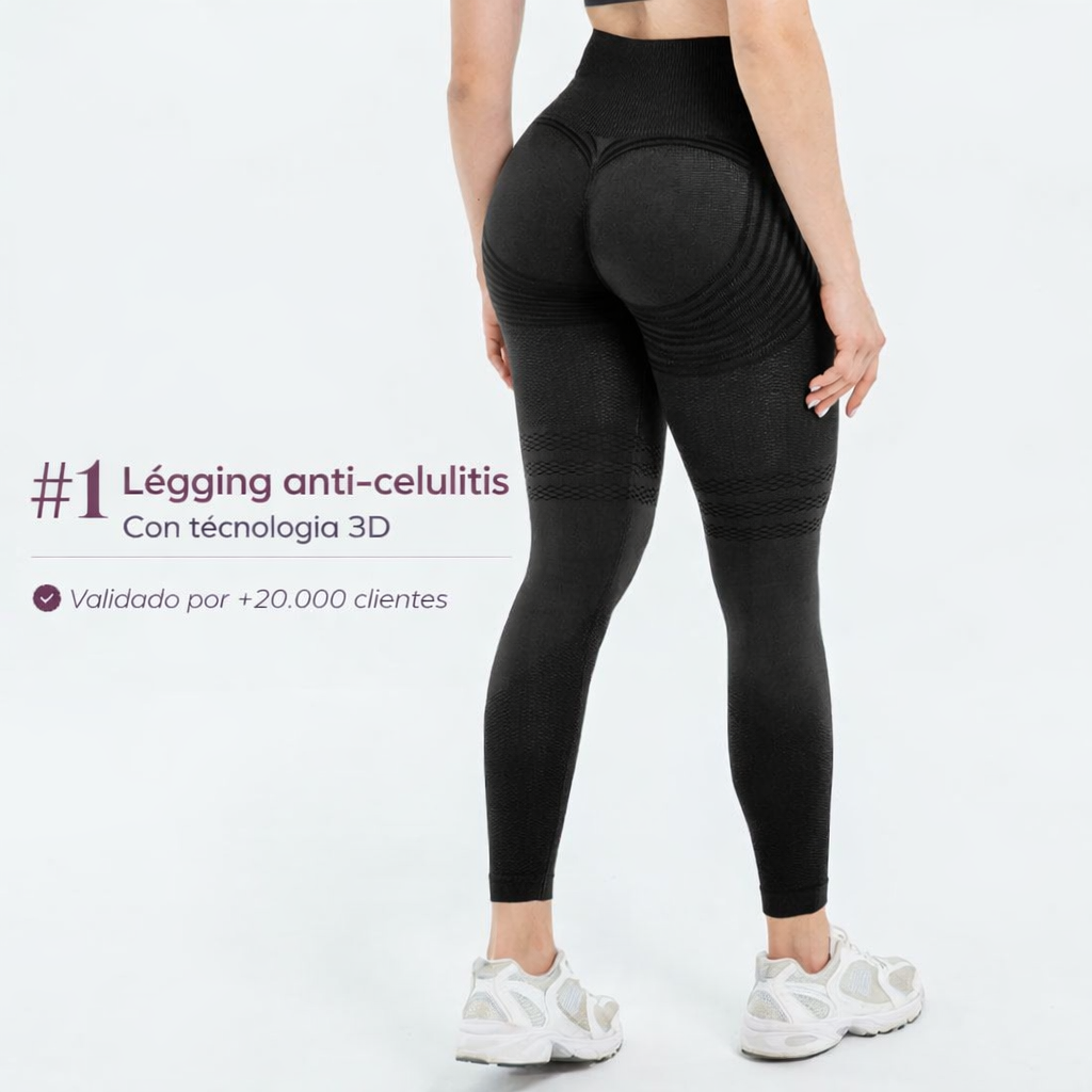 Legging 3D | Negro