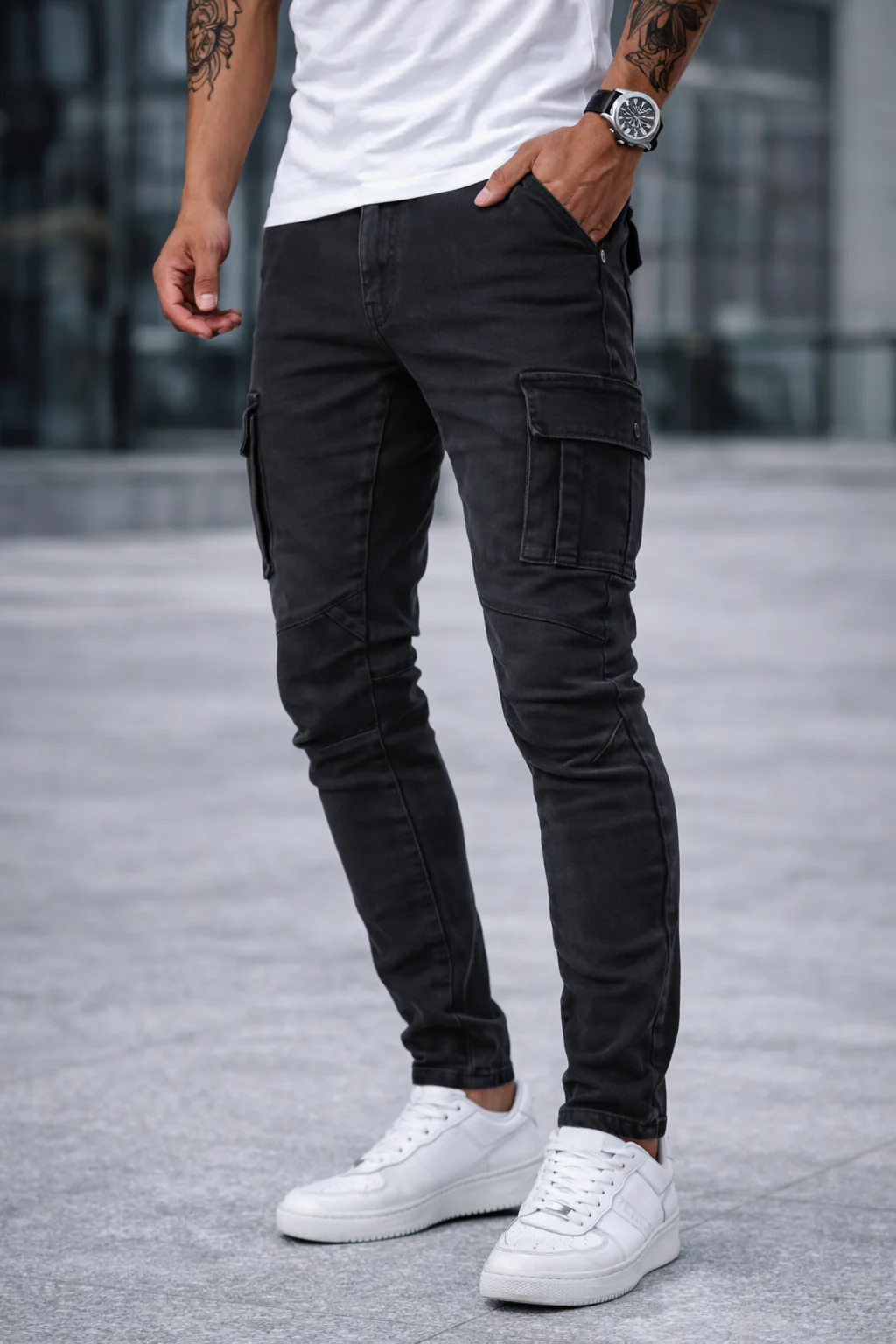 AZOTH · Atlas Cargo Stretch Jeans