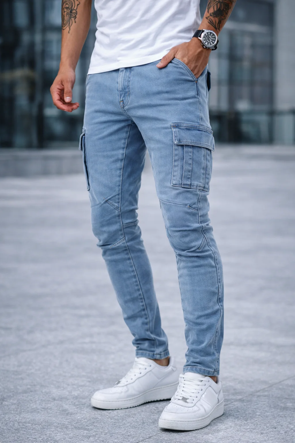 AZOTH · Atlas Cargo Stretch Jeans