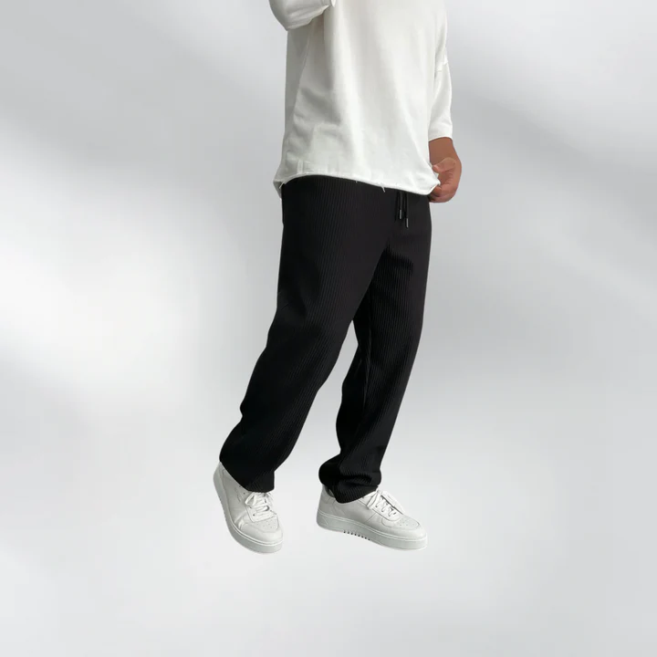 AZOTH – Gastón Ribbed Relaxed Pants