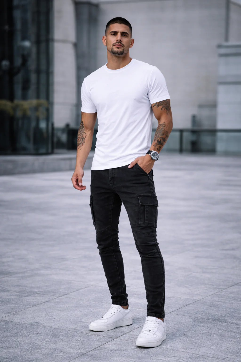 AZOTH · Atlas Cargo Stretch Jeans