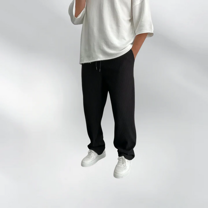 AZOTH – Gastón Ribbed Relaxed Pants