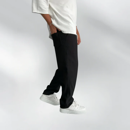 AZOTH – Gastón Ribbed Relaxed Pants