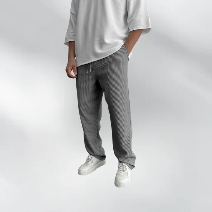 AZOTH – Gastón Ribbed Relaxed Pants