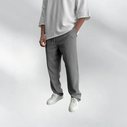 AZOTH – Gastón Ribbed Relaxed Pants