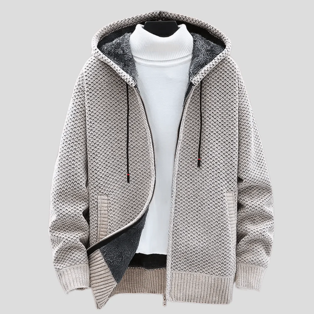 AZOTH – Bjørn Knit Hooded Jacket