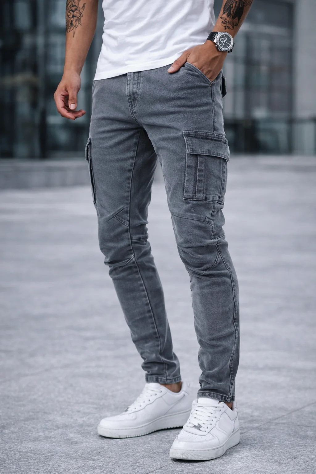 AZOTH · Atlas Cargo Stretch Jeans